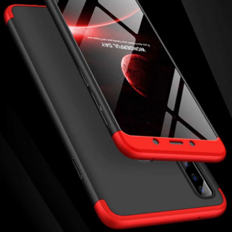 Samsung Galaxy A9 2018 Kılıf 360 Tam Koruma Ön Ve Arka Sert Mika Kapak Orjinal Ays Gkk Kapak Gold