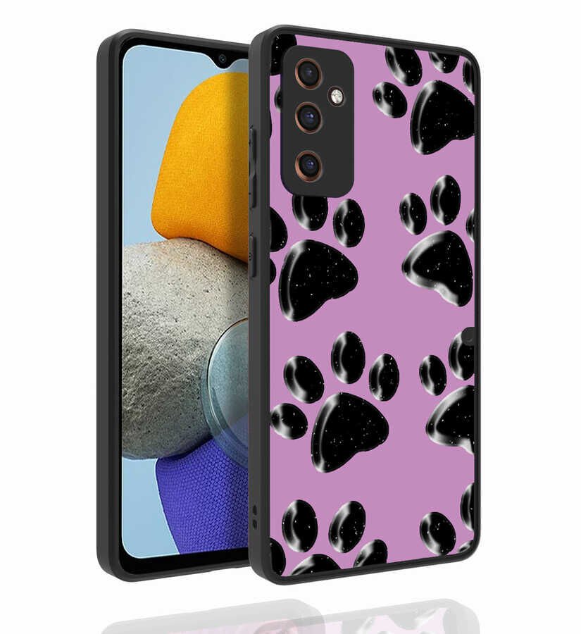 Samsung Galaxy M23 Kılıf Desenli Kamera Korumalı Parlak HEPTEKİLETİŞİM Nora Kapak