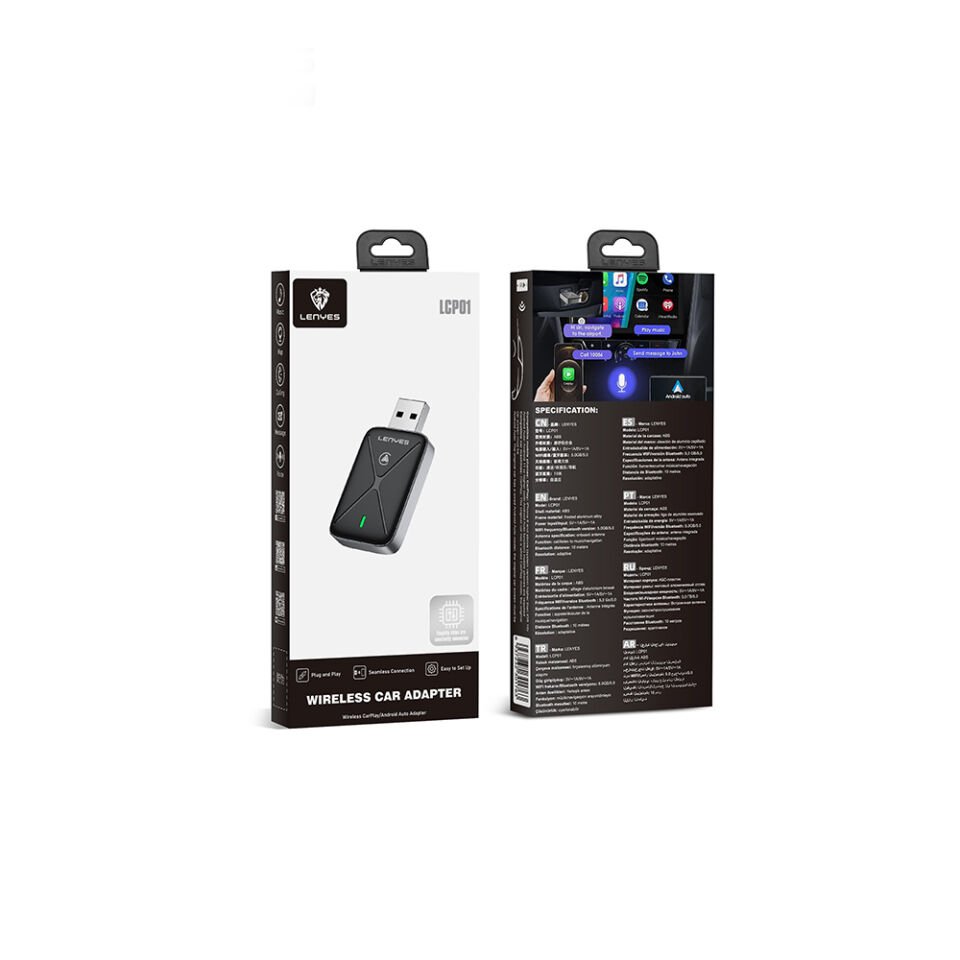 Lenyes LCP01 USB Bluetooth 5.0 Wireless Transmitter Adaptör