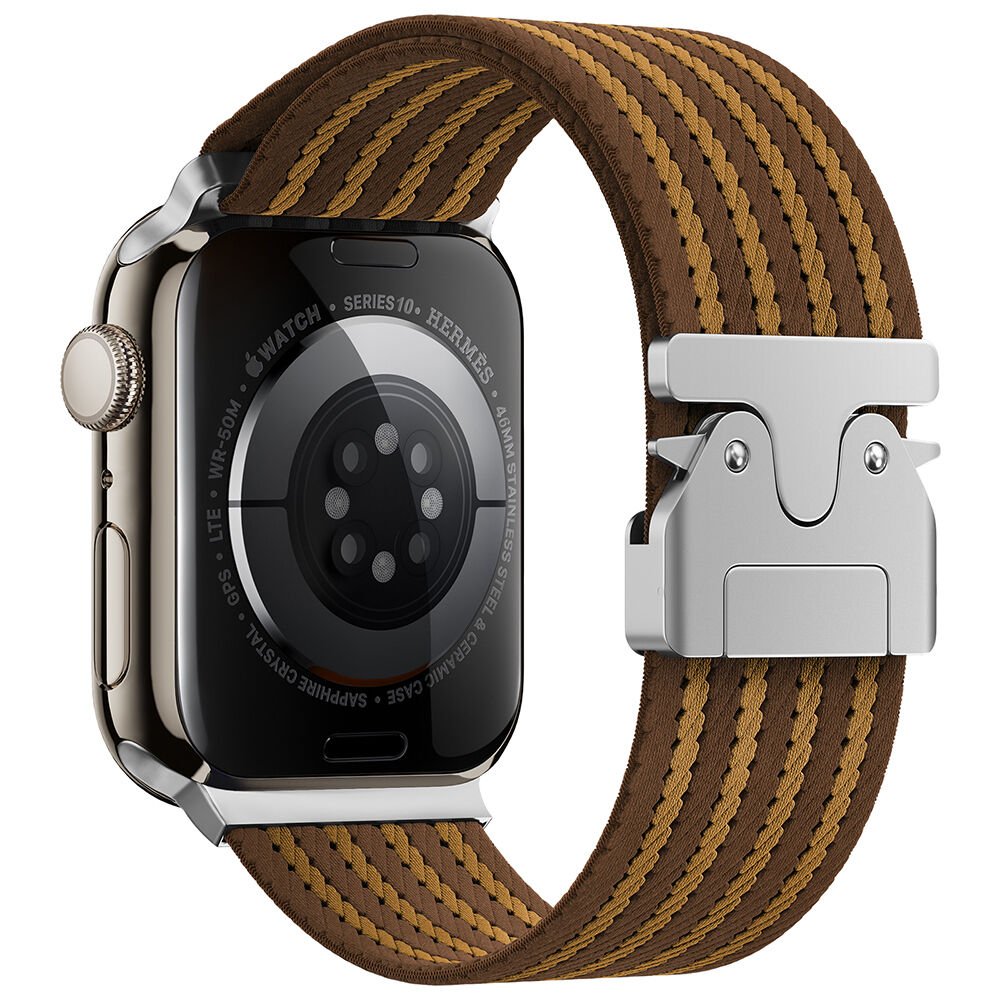 Apple Watch 42mm HEPTEKİLETİŞİM KRD-133 Naylon Kumaş Hasır Örgülü Kordon