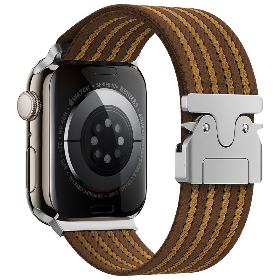 Apple Watch 42mm HEPTEKİLETİŞİM KRD-133 Naylon Kumaş Hasır Örgülü Kordon