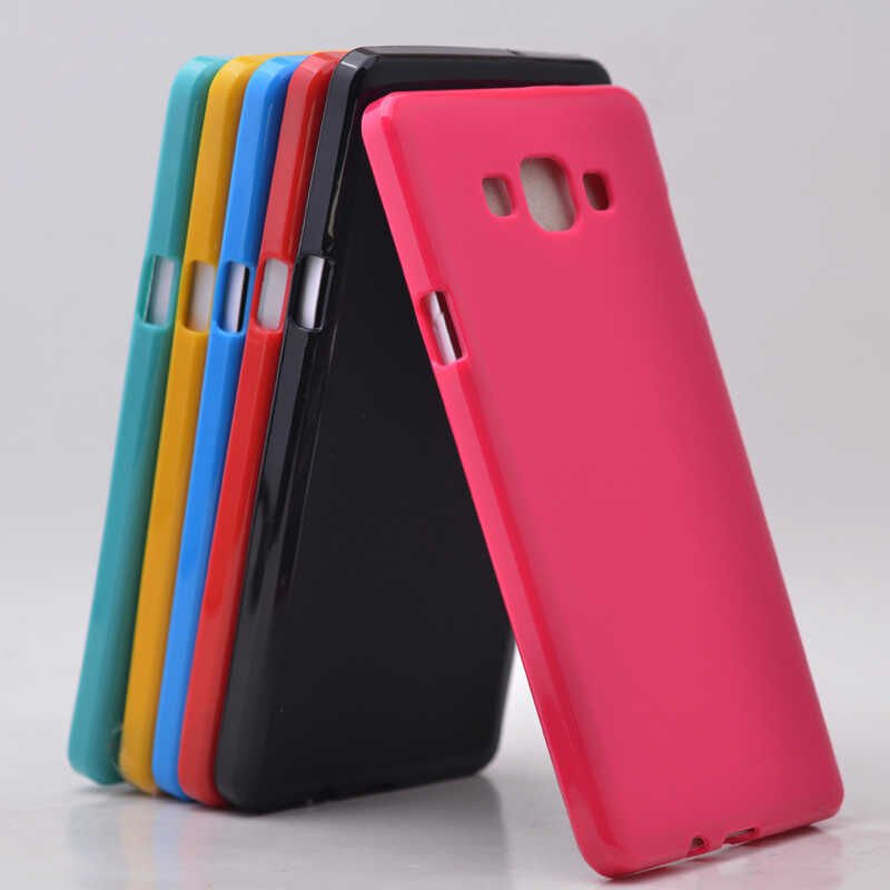 Samsung Galaxy A7 Şeffaf Kılıf Yumuşak İnce Tasarımlı Kapak (SÜPER) Renksiz