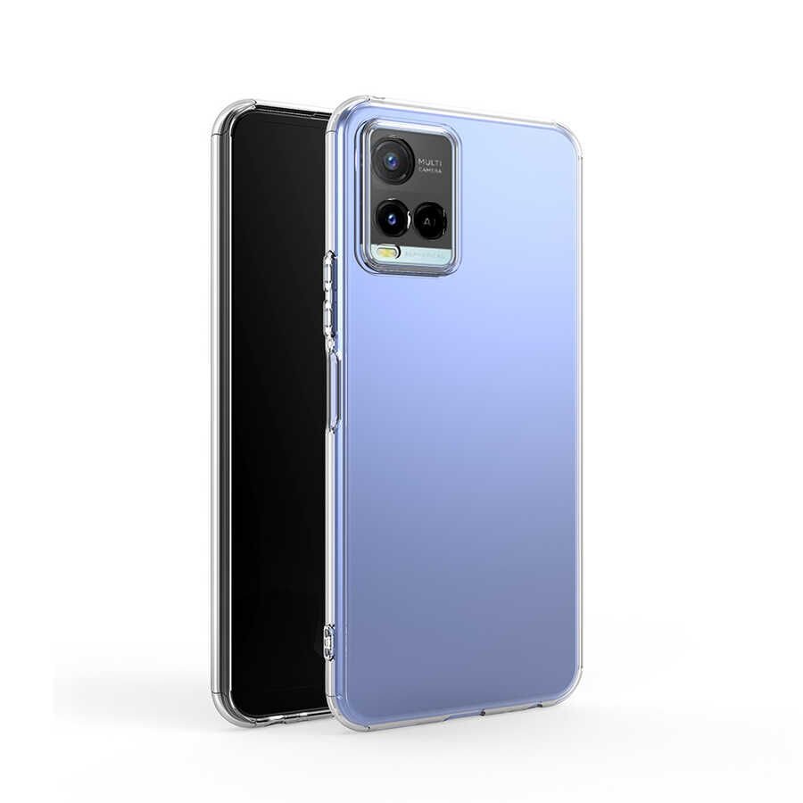Vivo Y33S Kılıf HEPTEKİLETİŞİM Kamera Korumalı Süper Silikon Kapak