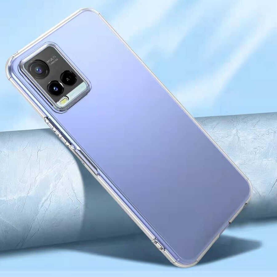 Vivo Y33S Kılıf HEPTEKİLETİŞİM Kamera Korumalı Süper Silikon Kapak