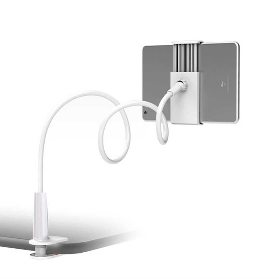 Masa Tablet Telefon Tutucu (MS-01) Beyaz