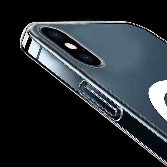 Apple  iPhone X Kılıf Magsafe Wireless Kablosuz Şarj Destekli Sert Şeffaf Kapak (Tacsafe) Renksiz