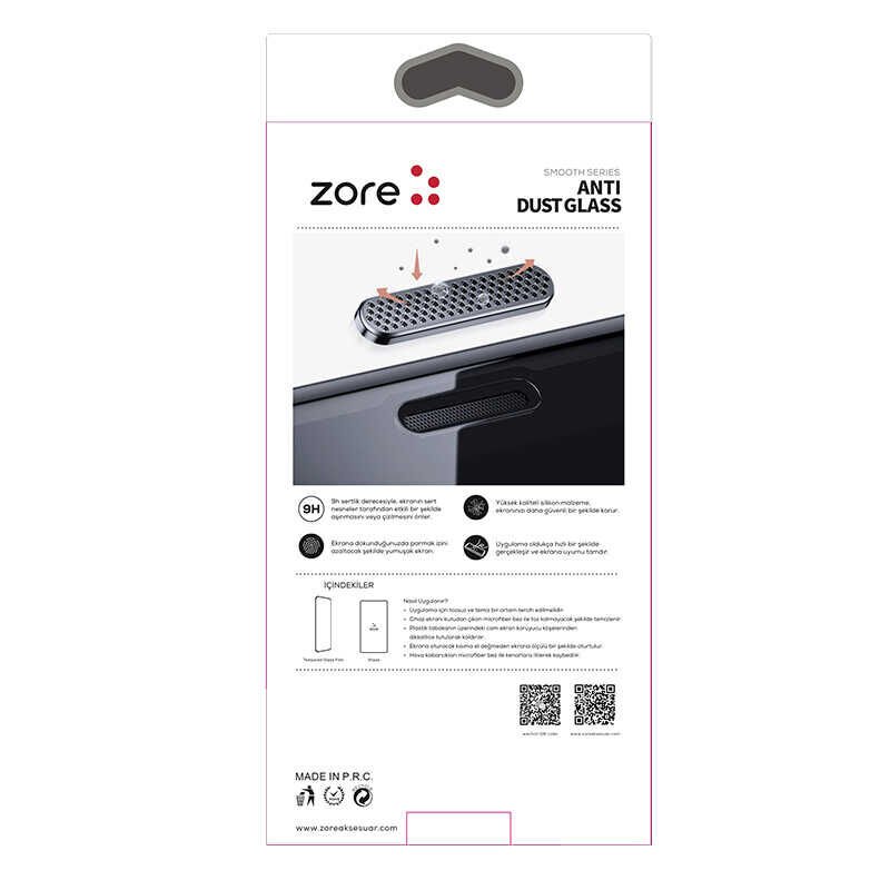 Apple iPhone 15 Pro Max Ahize Toz Önleyici HEPTEKİLETİŞİM Anti-Dust Temperli Ekran Koruyucu