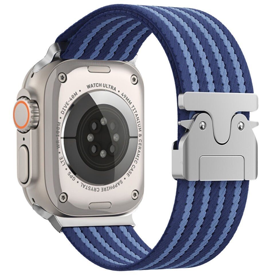 Apple Watch 49mm HEPTEKİLETİŞİM KRD-133 Naylon Kumaş Hasır Örgülü Kordon
