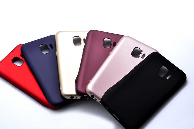 Samsung Galaxy J2 Core Kılıf Yumuşak Dokulu Soft Esnek İnce Mat Renkli Silikon Kapak (PREMİER) Rose Gold