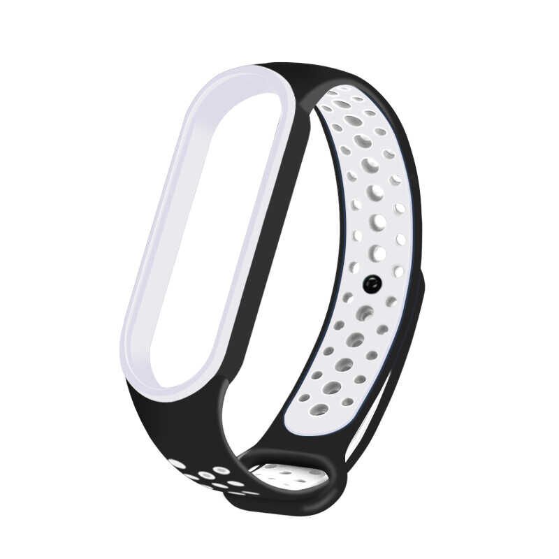 Xiaomi Mi Band 6 Silikon Kordon Kayış Tasarım (KRD-02) NO4