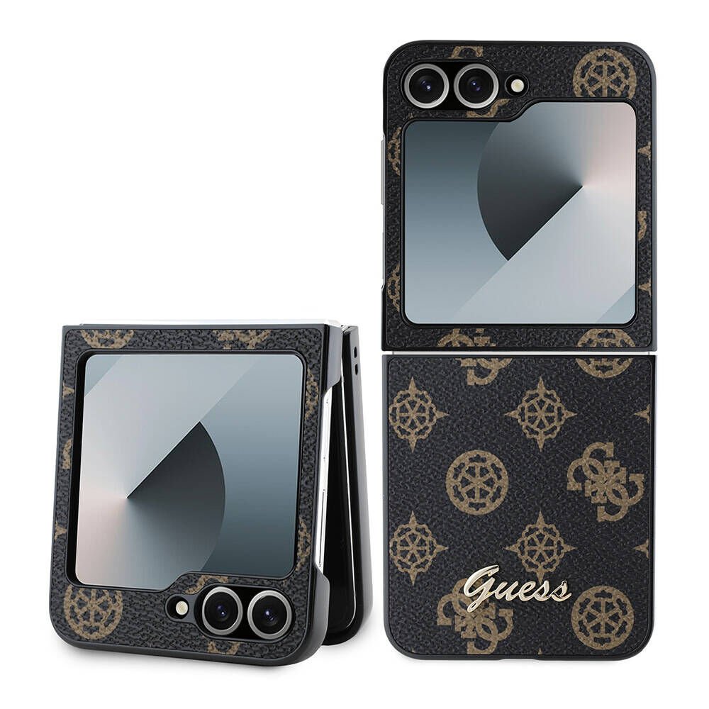 Samsung Galaxy Z Flip 6 Kılıf Guess Orjinal Lisanslı Peony Script Kapak