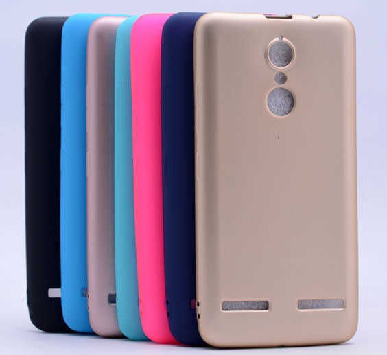 Lenovo K6 Note Kılıf Yumuşak Dokulu Soft Esnek İnce Mat Renkli Silikon Kapak (PREMİER) Rose Gold