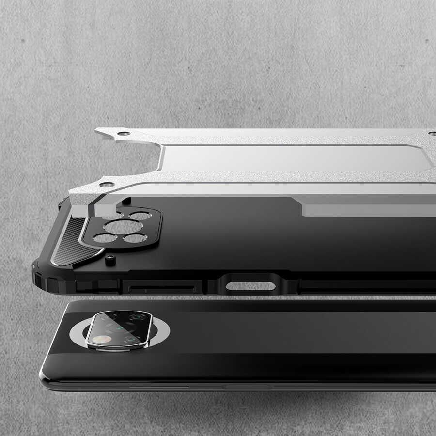 Xiaomi Poco X3 Kılıf HEPTEKİLETİŞİM Crash Silikon Kapak