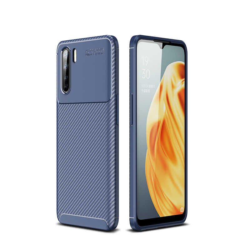 Oppo Reno 3 Kılıf HEPTEKİLETİŞİM Negro Silikon Kapak