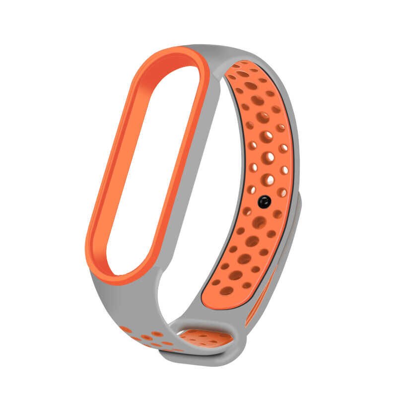 Xiaomi Mi Band 6 Silikon Kordon Kayış Tasarım (KRD-02) NO10