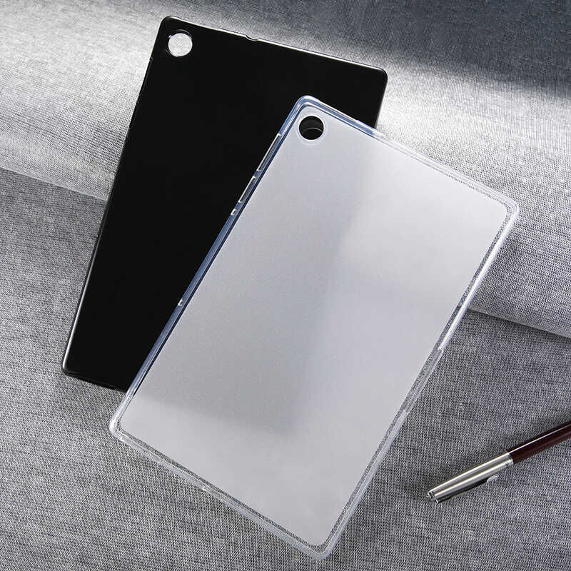 Lenovo Tab M10 Plus Fhd Tb-x606f 10.3 inc Şeffaf Silikon Tablet Kılıf Korunaklı Yapı (T-SÜPER) Renksiz