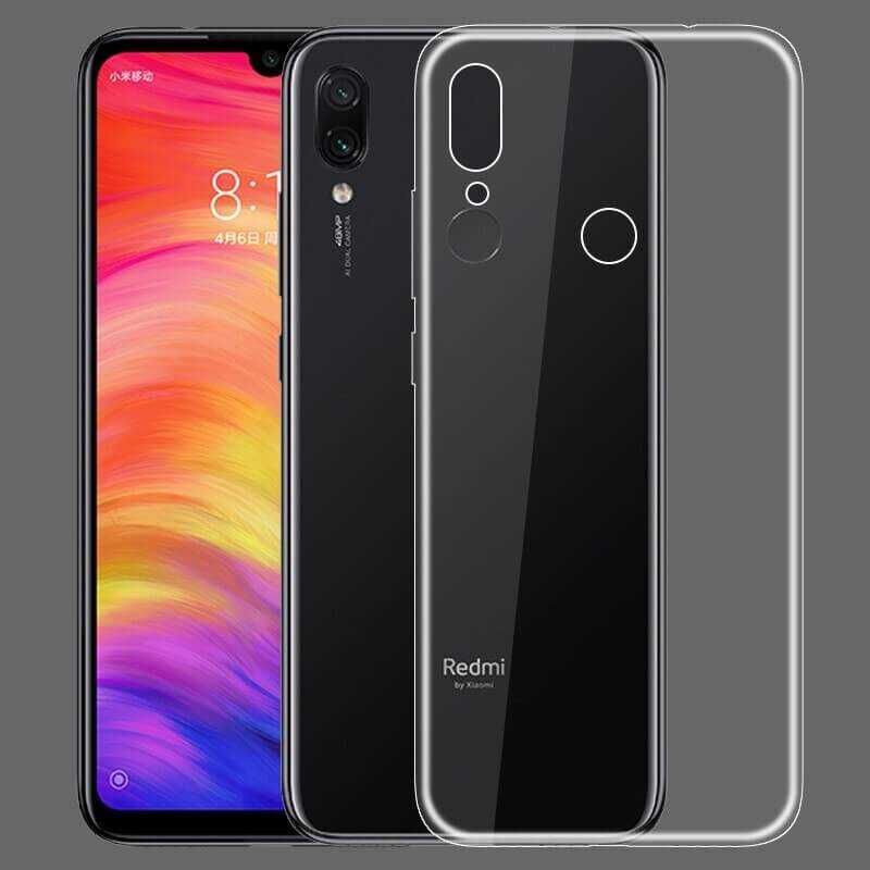 Xiaomi Redmi Note 7 Şeffaf Kılıf Yumuşak İnce Tasarımlı Kapak (SÜPER) Renksiz
