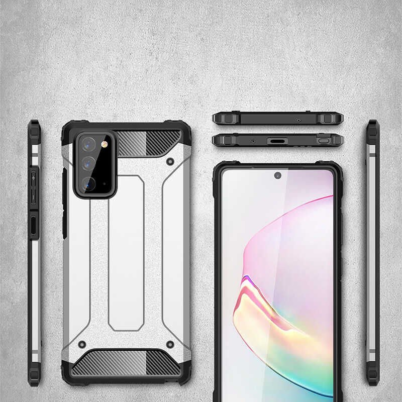 Galaxy Note 20 Kılıf HEPTEKİLETİŞİM Crash Silikon Kapak