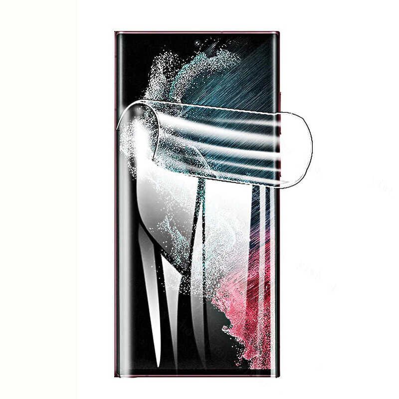 Samsung Galaxy S22 Ultra HEPTEKİLETİŞİM Süper Pet Ekran Koruyucu Jelatin
