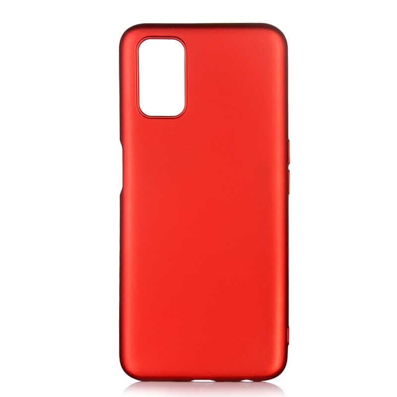 Oppo A72 Kılıf Yumuşak Dokulu Soft Esnek İnce Mat Renkli Silikon Kapak (PREMİER) Rose Gold