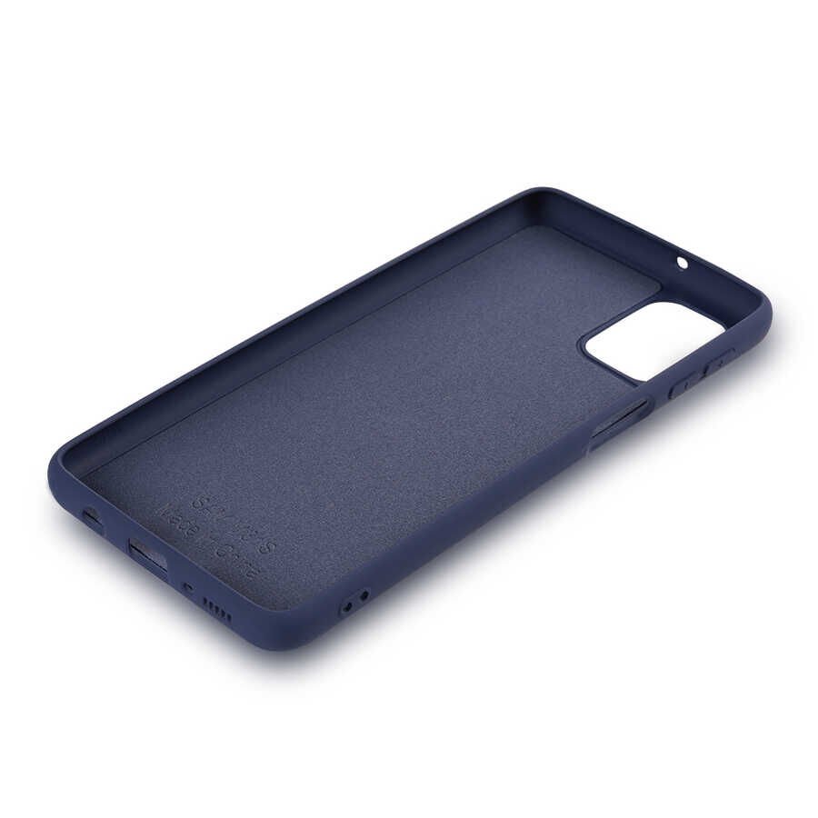 Samsung Galaxy M31S Kadife İç Yüzey Yumuşak Dokulu Kamera Korumalı İnce Kapak (MARA) Pembe Açık