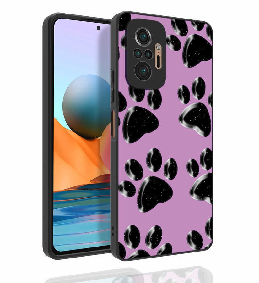 Xiaomi Redmi Note 10 Pro Kılıf Desenli Kamera Korumalı Parlak HEPTEKİLETİŞİM Nora Kapak