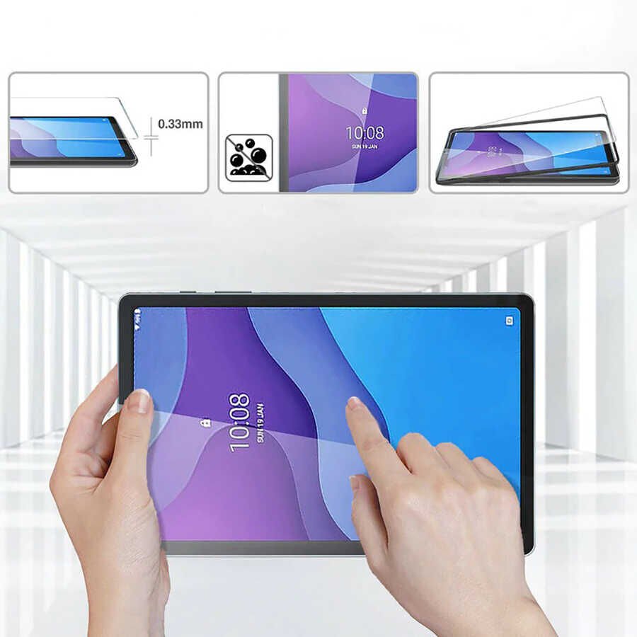 Lenovo M10 TB-X306F Gen.2 HEPTEKİLETİŞİM Tablet Temperli Cam Ekran Koruyucu