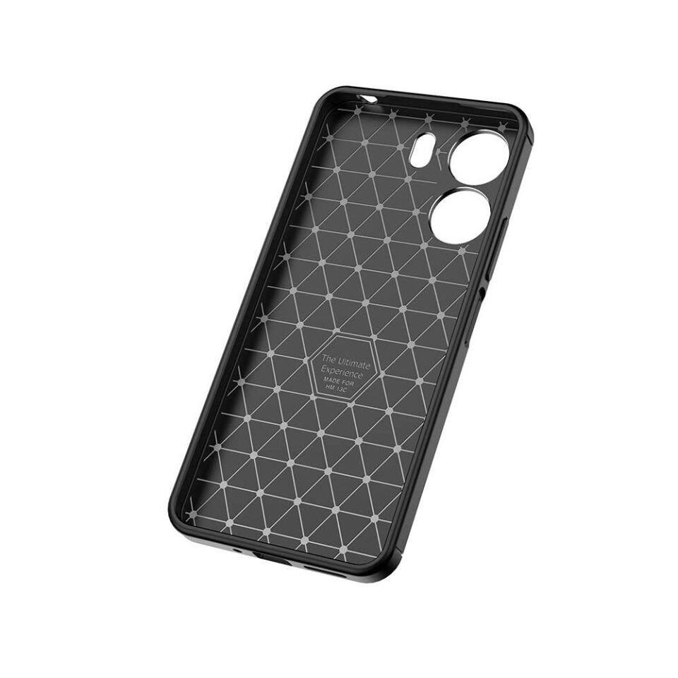 Xiaomi Poco C65 Kılıf HEPTEKİLETİŞİM Negro Silikon Kapak