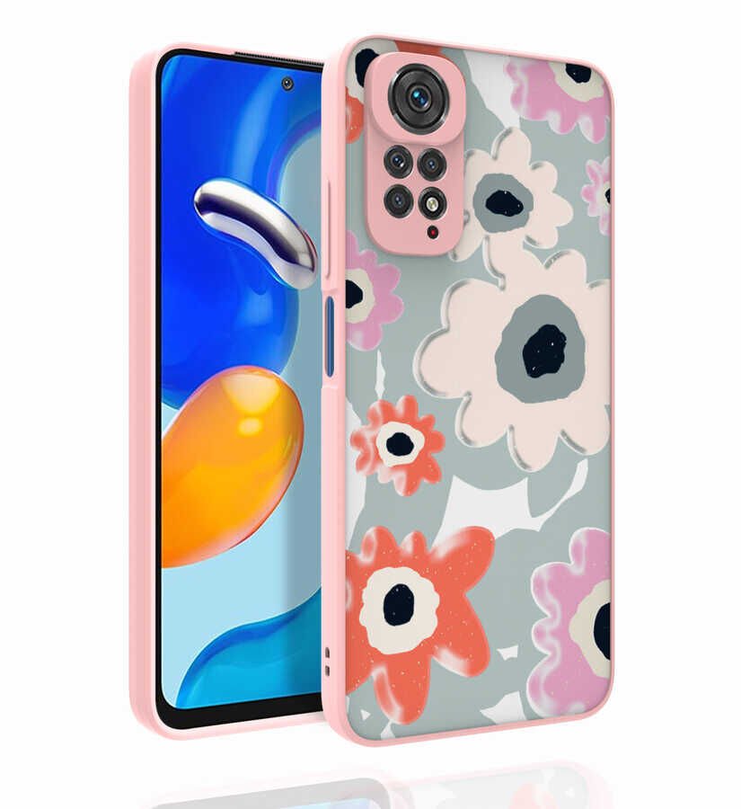 Xiaomi Redmi Note 11S Global Kılıf Desenli Kamera Korumalı Parlak HEPTEKİLETİŞİM Nora Kapak