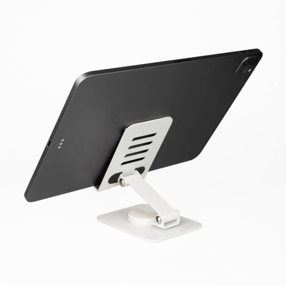 Dönebilen Başlıklı Tablet Standı (MS-13) Beyaz