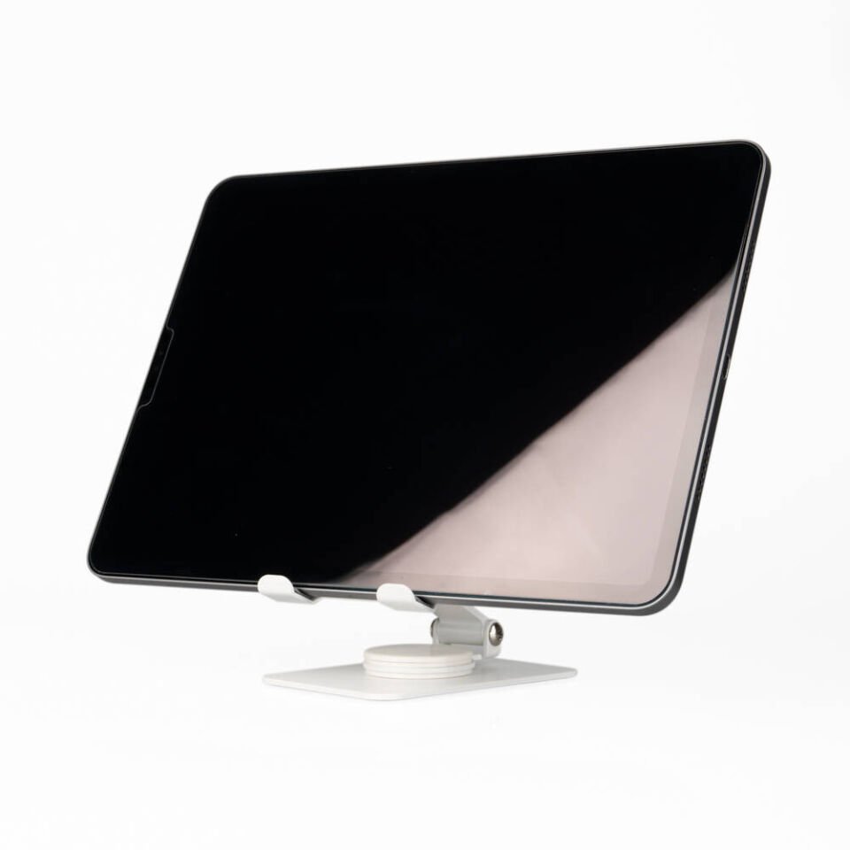 Dönebilen Başlıklı Tablet Standı (MS-13) Beyaz