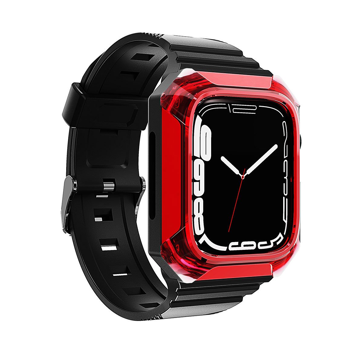 Apple Watch 40mm HEPTEKİLETİŞİM KRD-88 Sert PC Kasa Koruyuculu Silikon Kordon