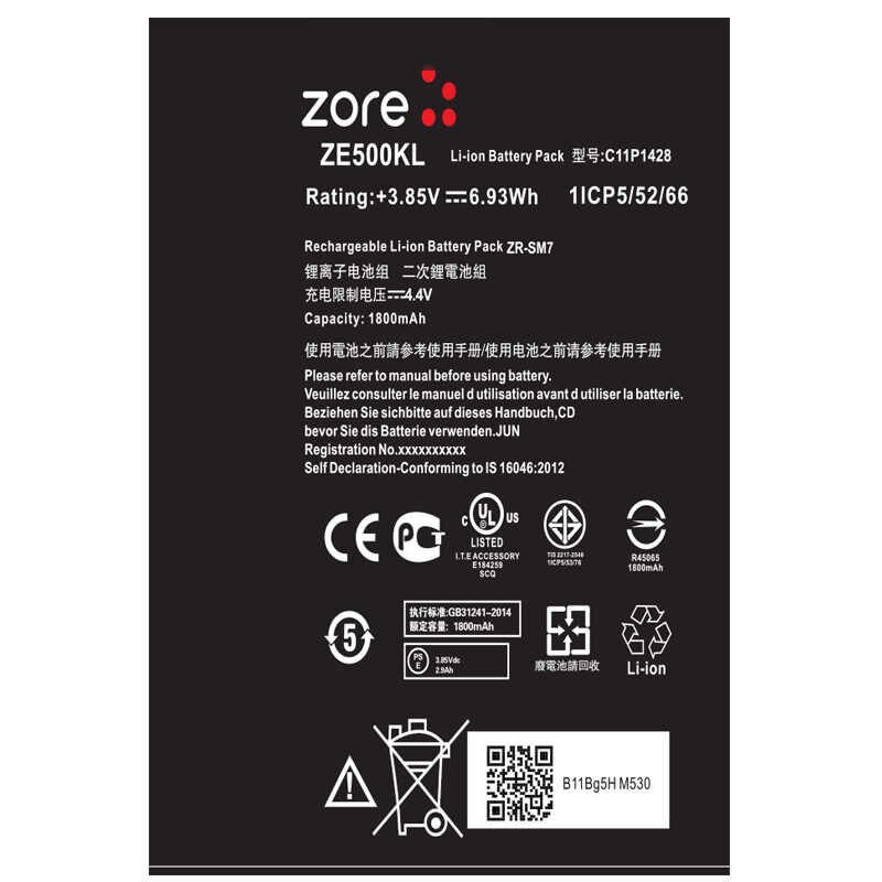 Asus Zenfone 2 Laser ZE500KL HEPTEKİLETİŞİM A Kalite Uyumlu Batarya