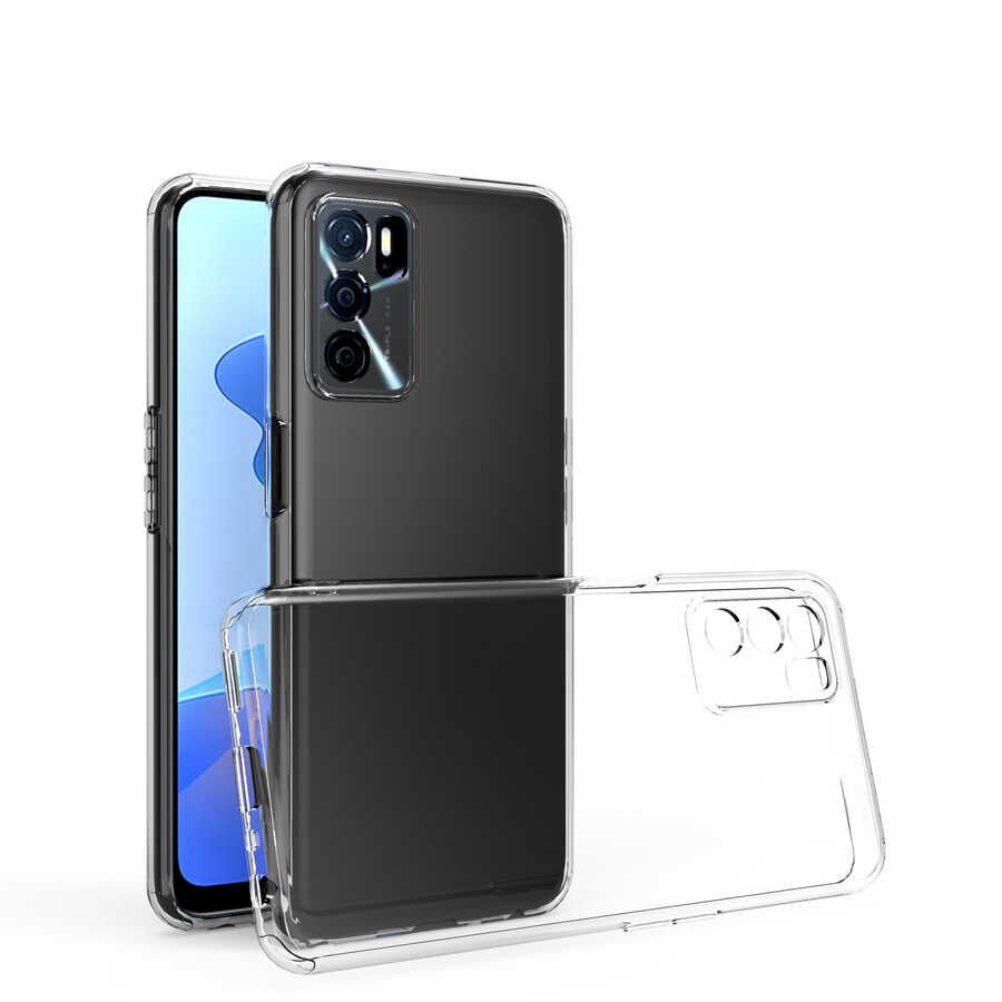 Oppo A16 Kılıf HEPTEKİLETİŞİM Kamera Korumalı Süper Silikon Kapak