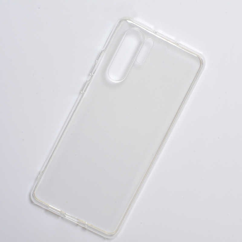 Huawei P30 Pro Şeffaf Kılıf Yumuşak İnce Tasarımlı Kapak (SÜPER) Renksiz