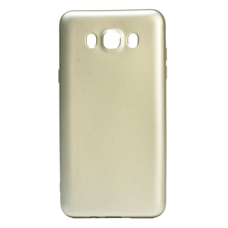 Samsung Galaxy J7 2016 Kılıf Yumuşak Dokulu Soft Esnek İnce Mat Renkli Silikon Kapak (PREMİER) Mavi