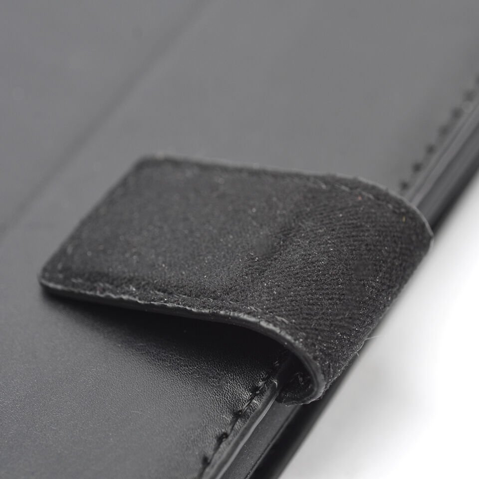 Samsung Galaxy S23 Plus Kılıf Pu Deri Kapaklı Standlı Kartlıklı Bölmeli Deluxe Cüzdan Siyah