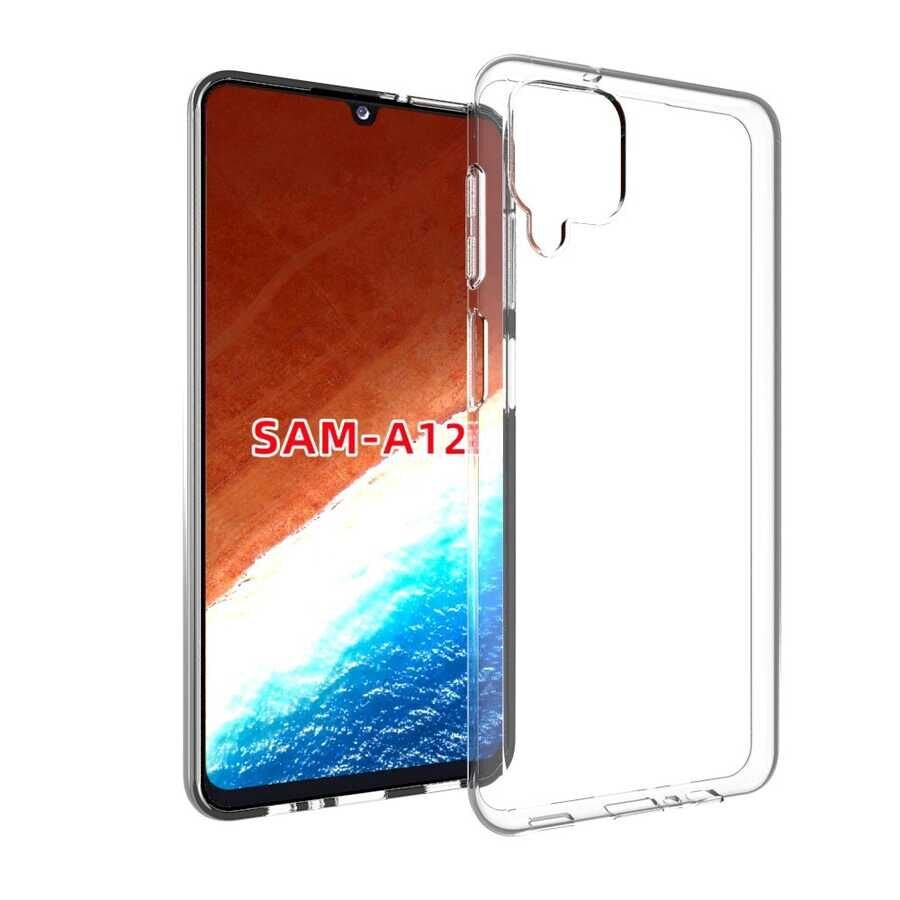 Galaxy A12 Kılıf HEPTEKİLETİŞİM Süper Silikon Kapak