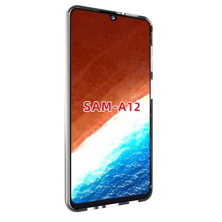 Galaxy A12 Kılıf HEPTEKİLETİŞİM Süper Silikon Kapak