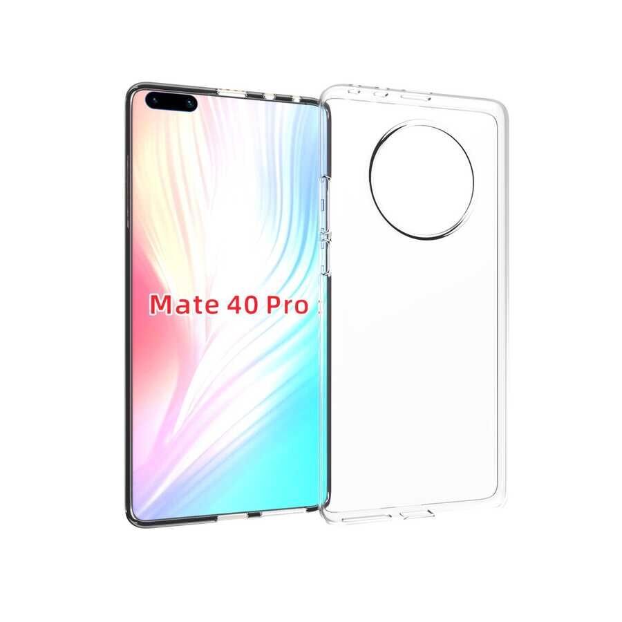 Huawei Mate 40 Pro Kılıf HEPTEKİLETİŞİM Süper Silikon Kapak