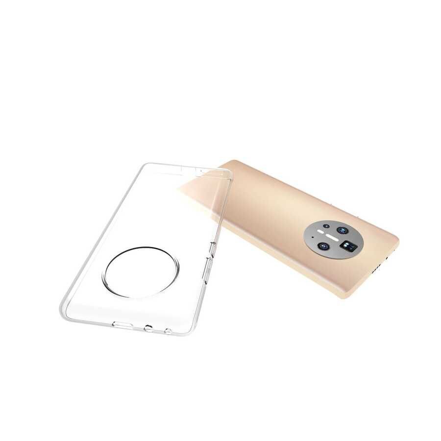Huawei Mate 40 Pro Kılıf HEPTEKİLETİŞİM Süper Silikon Kapak