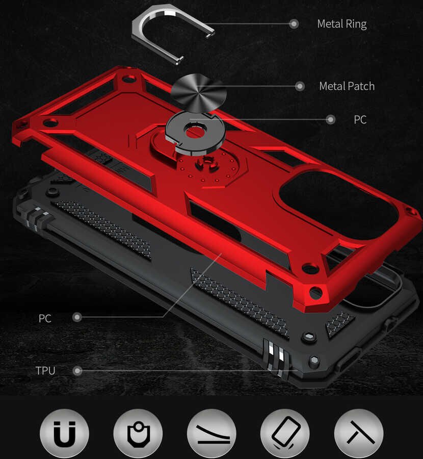 Xiaomi Mi 11İ Kılıf HEPTEKİLETİŞİM Vega Kapak