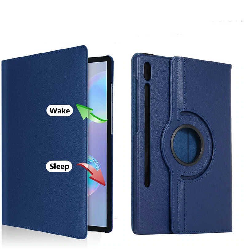 Samsung Galaxy Tab S6 10.5 Inç T860 Kılıf Dönebilen Standlı (D-T) Pembe Açık
