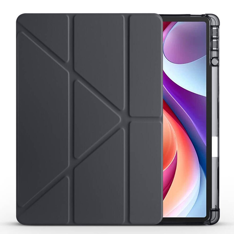 Lenovo M11 TB-330FU Kılıf Kalem Bölmeli Standlı 360 Derece Tam Korumalı Tasarım (TR) Mavi