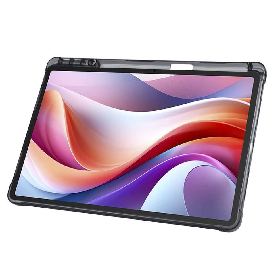 Lenovo M11 TB-330FU Kılıf Kalem Bölmeli Standlı 360 Derece Tam Korumalı Tasarım (TR) Mavi