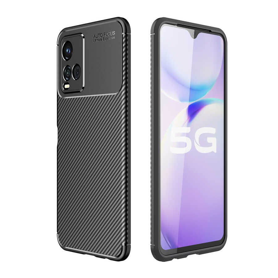 Vivo Y32 Kılıf HEPTEKİLETİŞİM Negro Silikon Kapak