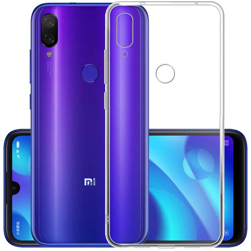 Xiaomi Mi Play Şeffaf Kılıf Yumuşak İnce Tasarımlı Kapak (SÜPER) Renksiz