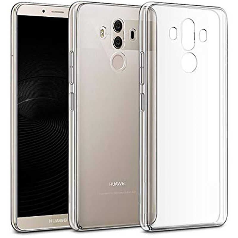 Huawei Mate 10 Pro Şeffaf Kılıf Yumuşak İnce Tasarımlı Kapak (SÜPER) Renksiz