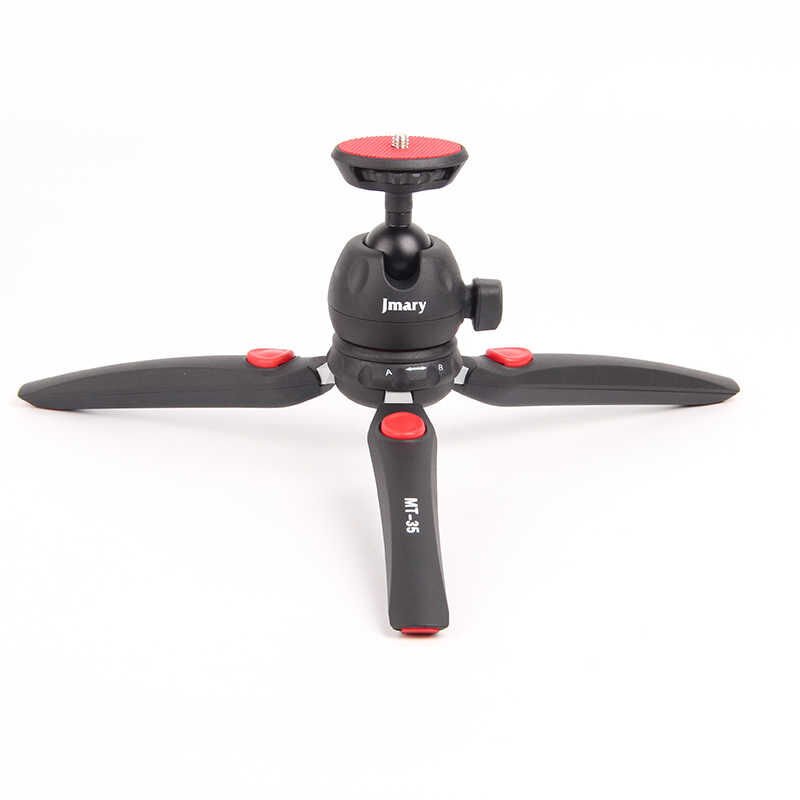 Tripod 360 Derece Çok Yönlü Kullanım Ayarlanabilir Uzunluk (MT35) Siyah