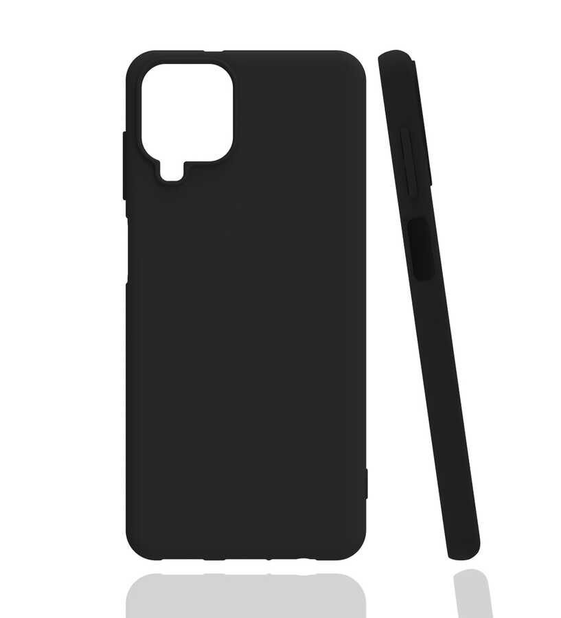 Samsung Galaxy A22 4G Kılıf Kamera Korumalı Esnek Renkli Silikon Kapak (Biye) Lacivert